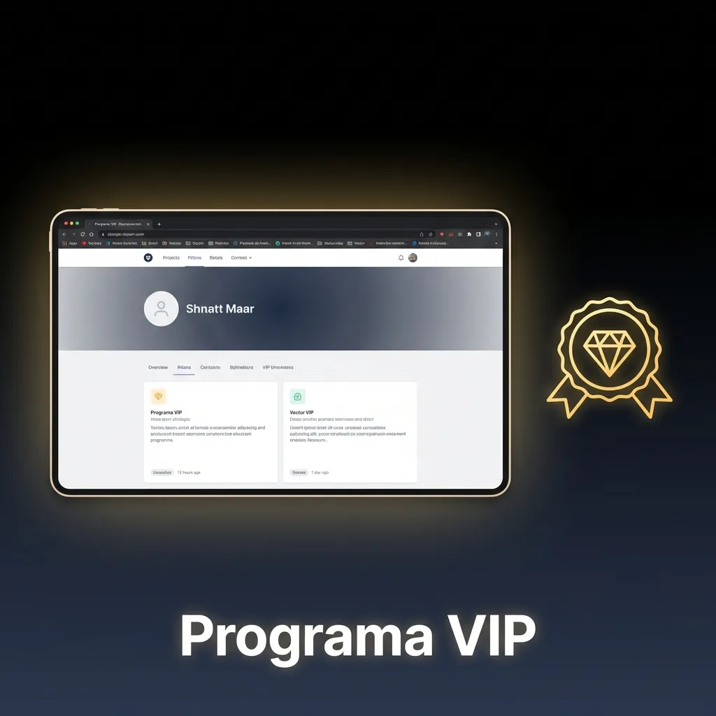 VIP loyalty program with four tiers (Bronze to Platinum) offering cashback, bonuses, and exclusive benefits for players.