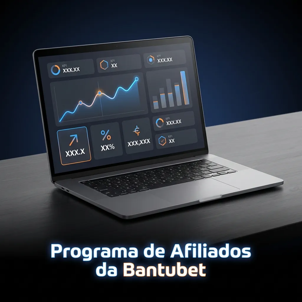 Bantubet affiliate program dashboard showing commission structure and promotional tools for partners